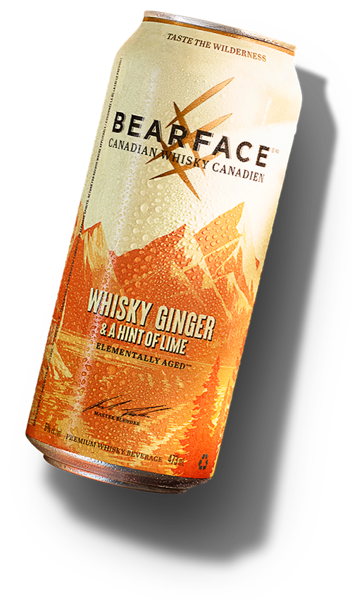 Bearface Whisky Ginger Canned Cocktail