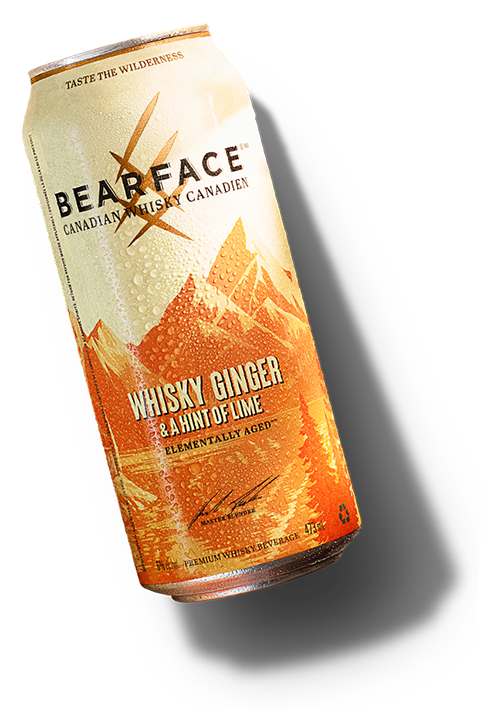 Bearface Whisky Ginger Canned Cocktail